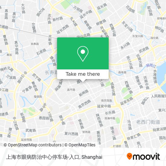 上海市眼病防治中心停车场-入口 map