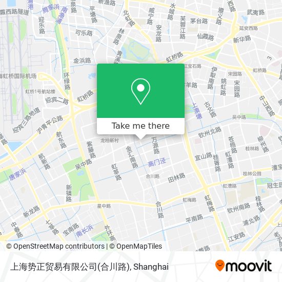 上海势正贸易有限公司(合川路) map