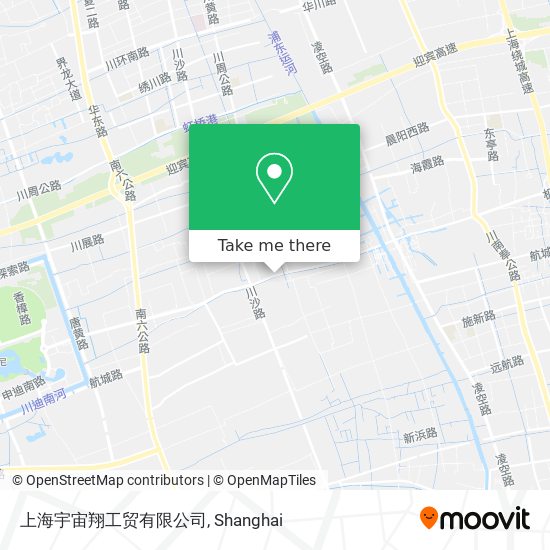 上海宇宙翔工贸有限公司 map