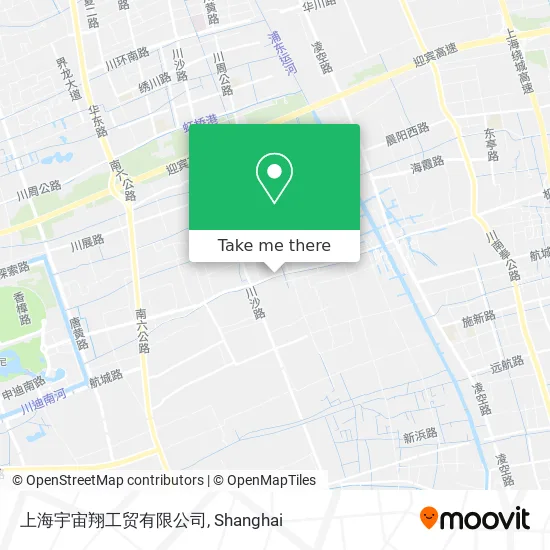 上海宇宙翔工贸有限公司 map