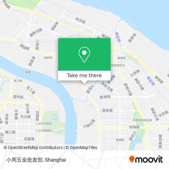 小周五金批发部 map