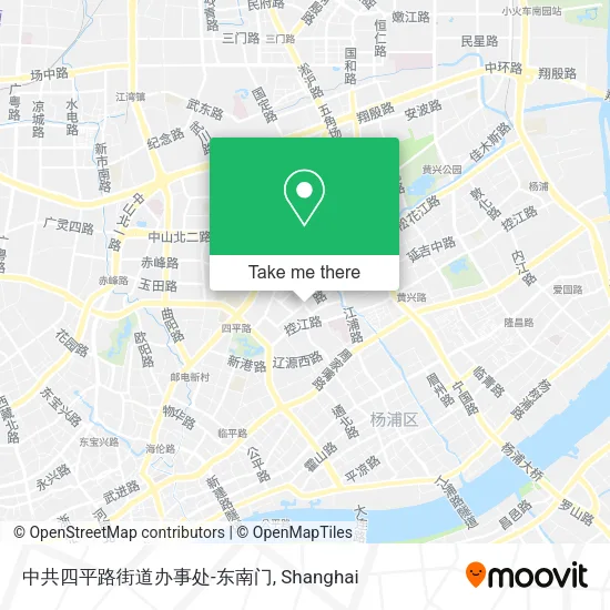 中共四平路街道办事处-东南门 map