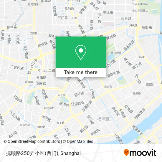 抚顺路250弄小区(西门) map