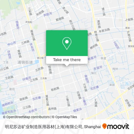 明尼苏达矿业制造医用器材(上海)有限公司 map