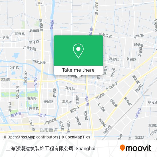 上海强潮建筑装饰工程有限公司 map