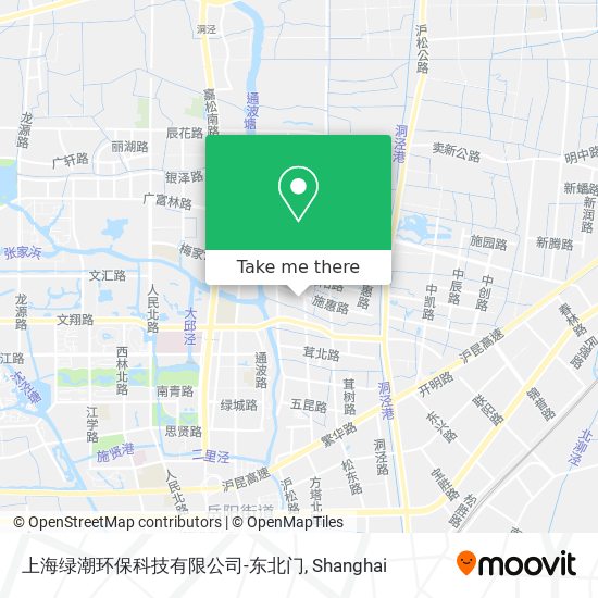 上海绿潮环保科技有限公司-东北门 map