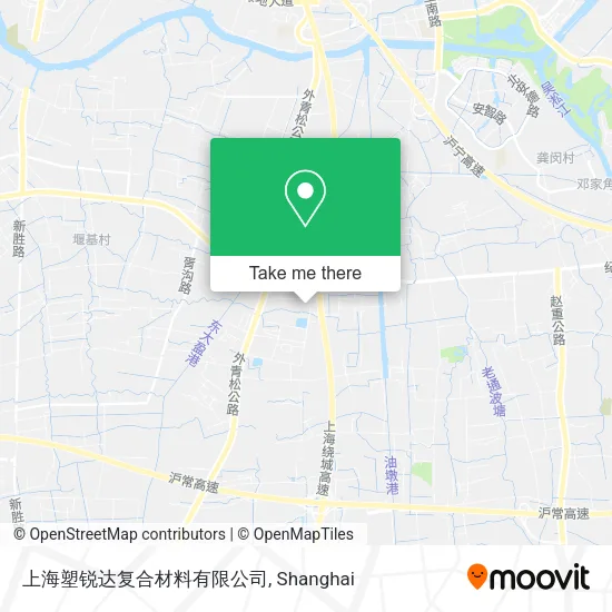 上海塑锐达复合材料有限公司 map