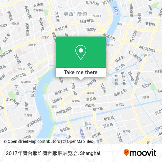 2017年舞台服饰舞蹈服装展览会 map