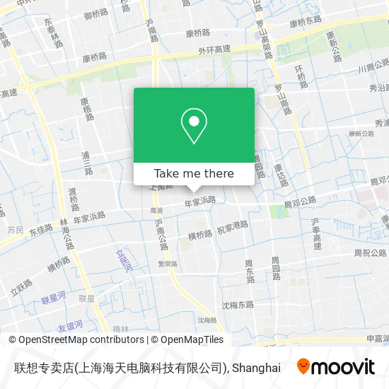 联想专卖店(上海海天电脑科技有限公司) map