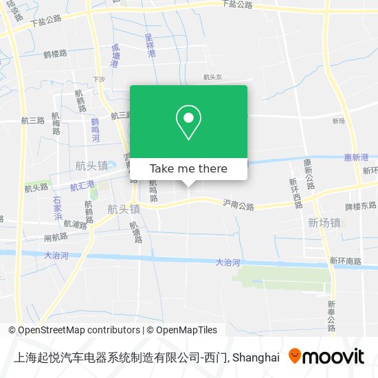 上海起悦汽车电器系统制造有限公司-西门 map