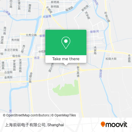 上海前崭电子有限公司 map