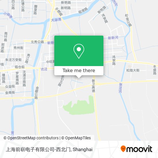 上海前崭电子有限公司-西北门 map