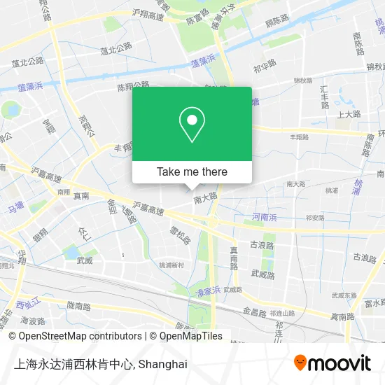 上海永达浦西林肯中心 map