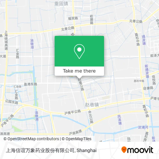 上海信谊万象药业股份有限公司 map