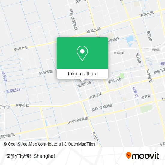 奉贤门诊部 map