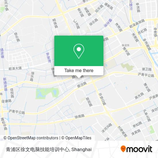 青浦区徐文电脑技能培训中心 map