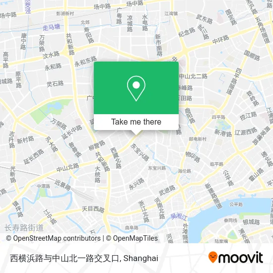 西横浜路与中山北一路交叉口 map