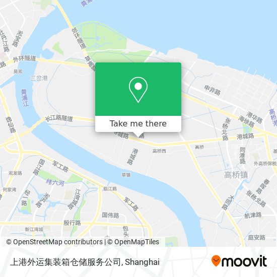 上港外运集装箱仓储服务公司 map