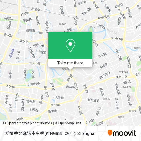 爱情香约麻辣串串香(KING88广场店) map