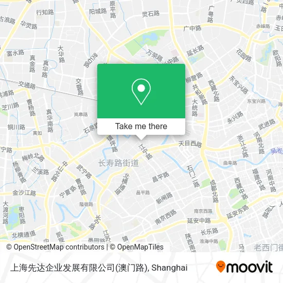 上海先达企业发展有限公司(澳门路) map