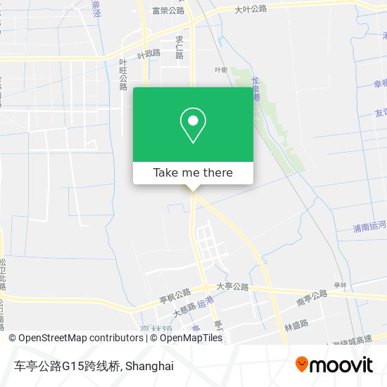 车亭公路G15跨线桥 map