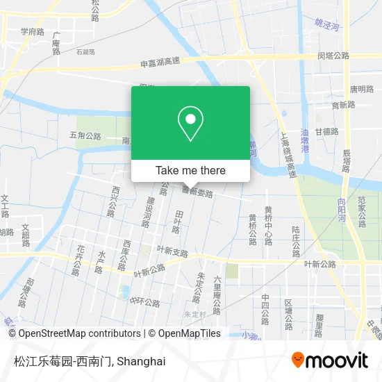 松江乐莓园-西南门 map