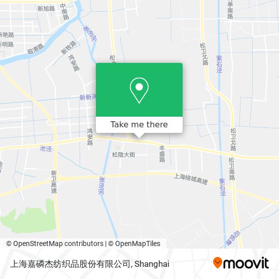 上海嘉磷杰纺织品股份有限公司 map