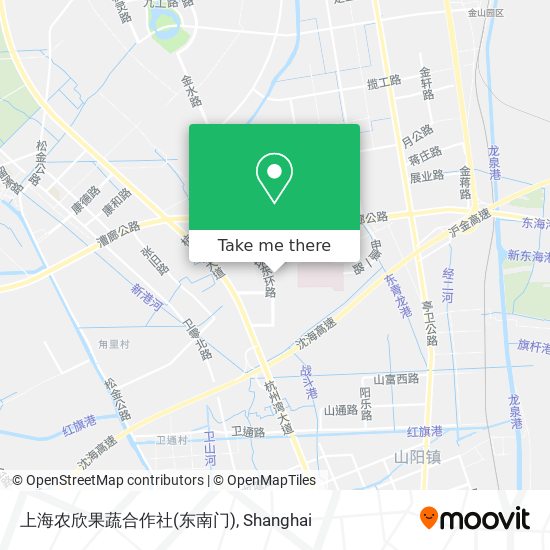上海农欣果蔬合作社(东南门) map