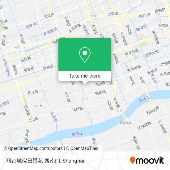 丽都城假日景苑-西南门 map