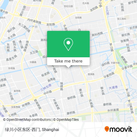 绿川小区东区-西门 map