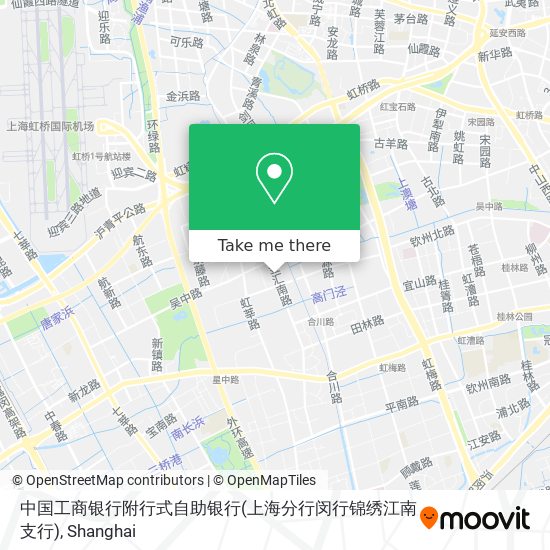 中国工商银行附行式自助银行(上海分行闵行锦绣江南支行) map