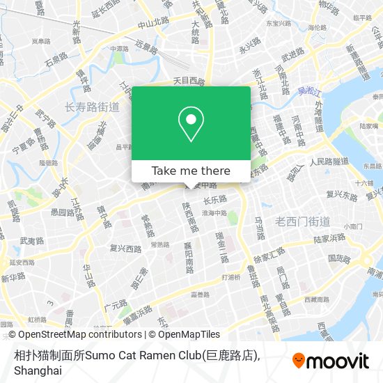 相扑猫制面所Sumo Cat Ramen Club(巨鹿路店) map