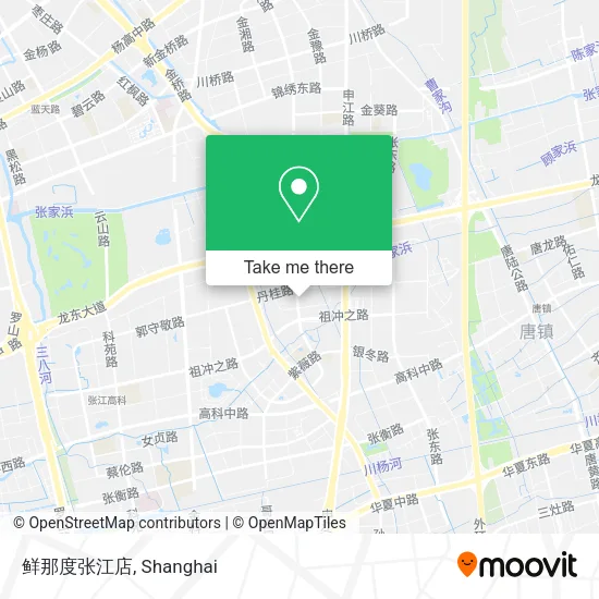 鲜那度张江店 map