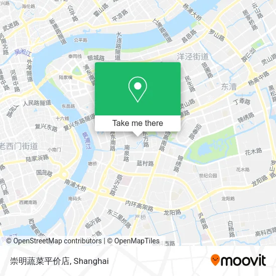 崇明蔬菜平价店 map