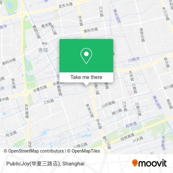 PublicJoy(华夏三路店) map