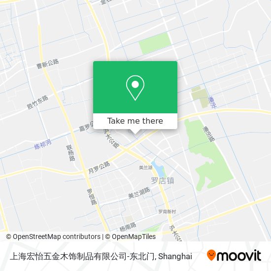 上海宏怡五金木饰制品有限公司-东北门 map