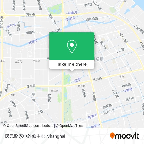 民民路家电维修中心 map