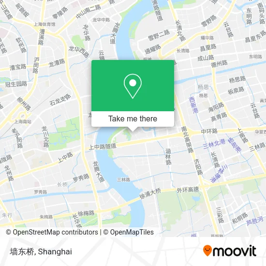 墙东桥 map
