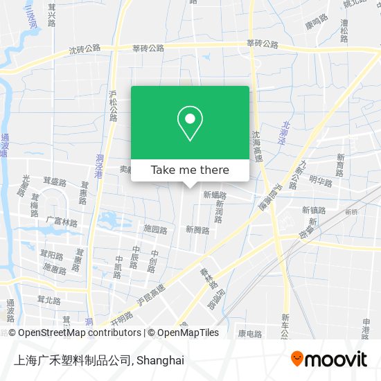 上海广禾塑料制品公司 map