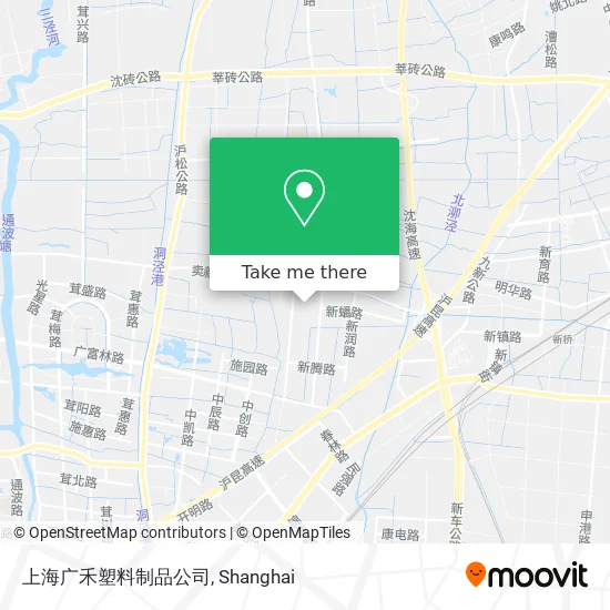 上海广禾塑料制品公司 map