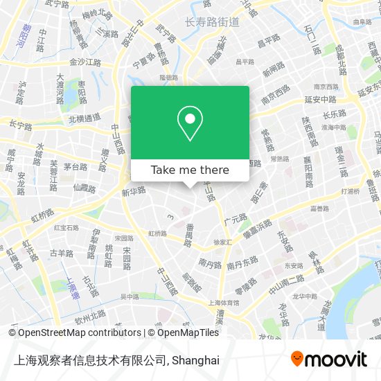 上海观察者信息技术有限公司 map