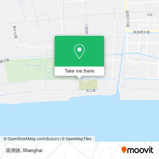 观潮路 map