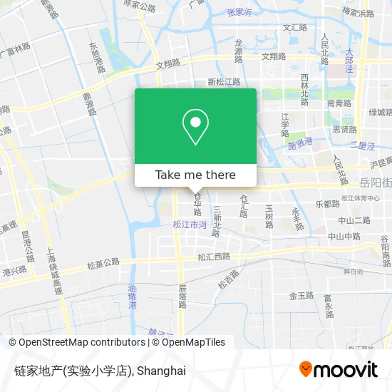 链家地产(实验小学店) map
