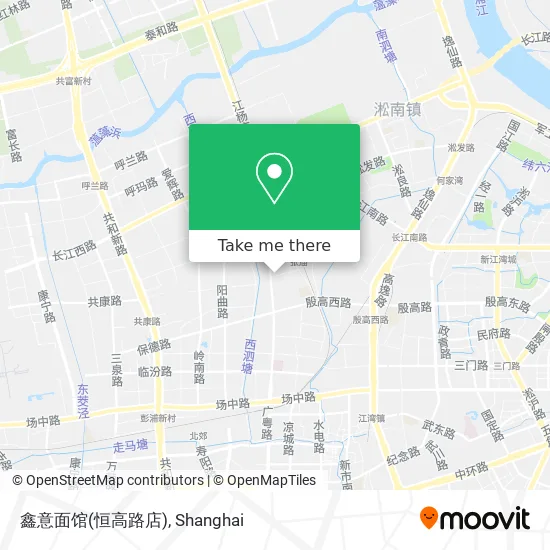 鑫意面馆(恒高路店) map