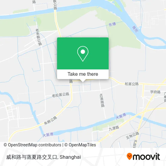 威和路与蒸夏路交叉口 map
