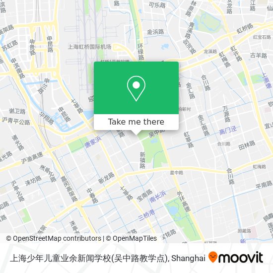 上海少年儿童业余新闻学校(吴中路教学点) map