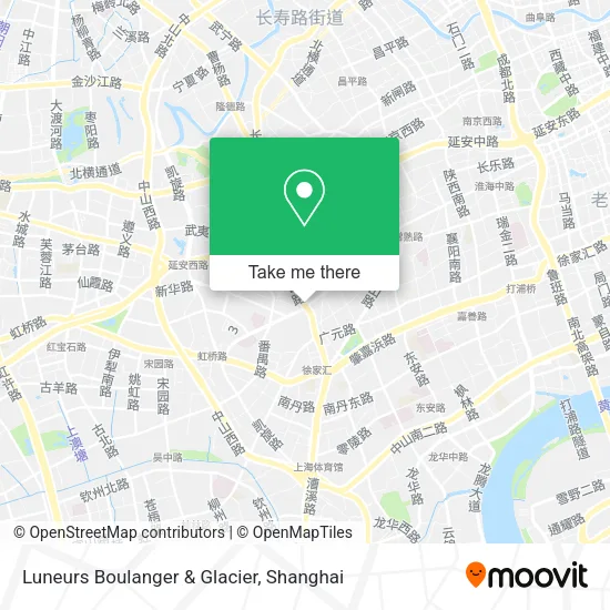 Luneurs Boulanger & Glacier map