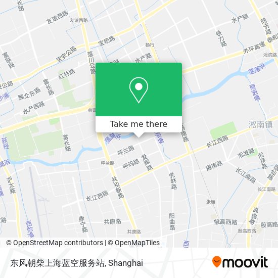 东风朝柴上海蓝空服务站 map