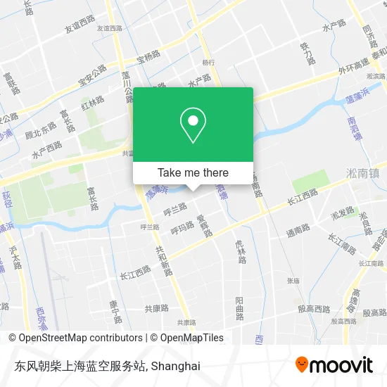 东风朝柴上海蓝空服务站 map