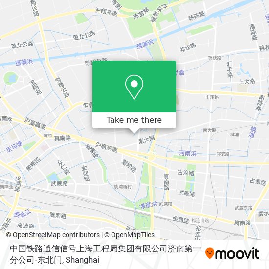 中国铁路通信信号上海工程局集团有限公司济南第一分公司-东北门 map